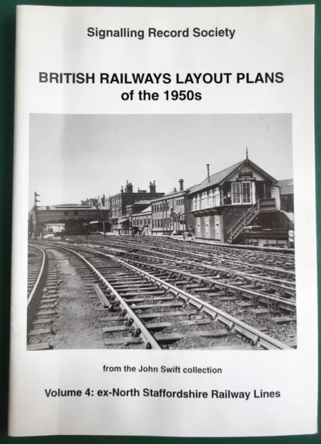 BRITISH RAILWAYS LAYOUT PLANS of the 1950s Vol.4 ex-NORTH STAFFORDSHIRE RAILWAY