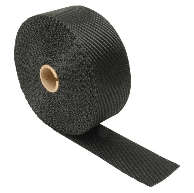 Dei Exhaust System Wrap 10002; Black Titanium 100 Feet 2.000" Black