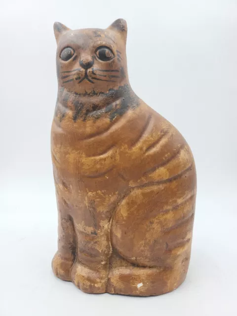 Vintage lisa larson style Cat Figurine by D. Wesson and Company primative