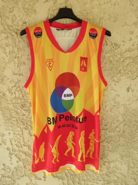 Maillot D’entraînement USAP Perpignan – Erreà, Jaune, Taille XL, Homme