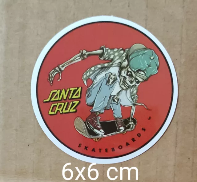 Santa Cruz skateboarding adesivi stickers