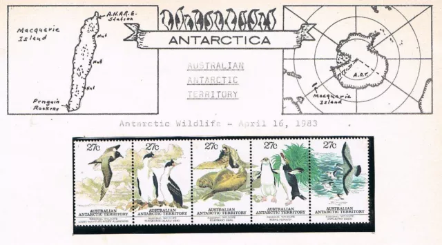 Australia Antartico Terr - Regionale Wildlife [Uccelli] - Sc L55 [ Sg 55-59] MNH