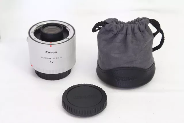 Convertidor extensor de lente Canon EF 2X III EXCELENTE cámara digital EOS 3 II 1,4x