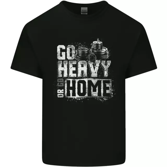 Go Pesante O Go Casa Palestra Allenamento Uomo Cotone T-Shirt