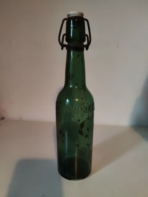 Alte Buegelverschlussflasche Bierflasche Sinner Grünwinkel 2