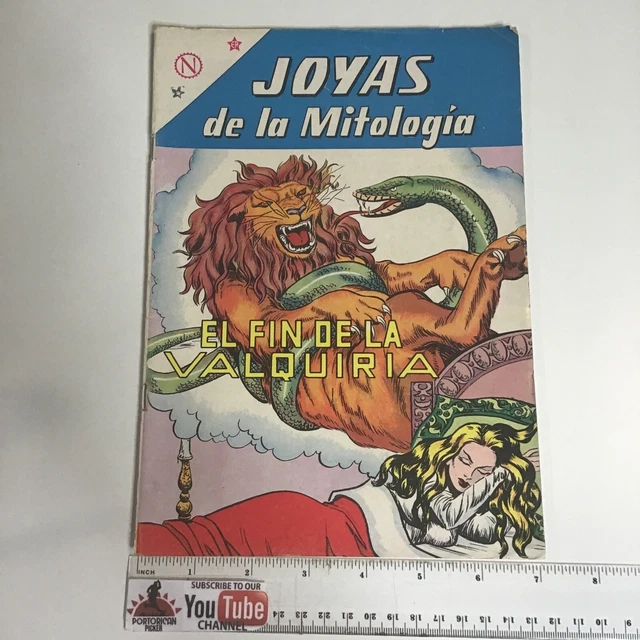 1964 Spanish Comics Joyas De La Mitologia #11 Fin De La Valquiria Novaro Mexico
