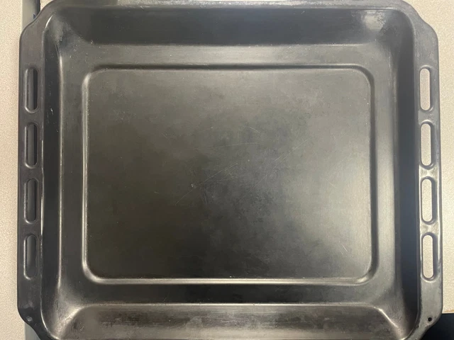 Plat à Frites Et Lèchefrite Pour Four – 45,5 X 37,5 Cm, Hauteur 3,5 Cm – Noir