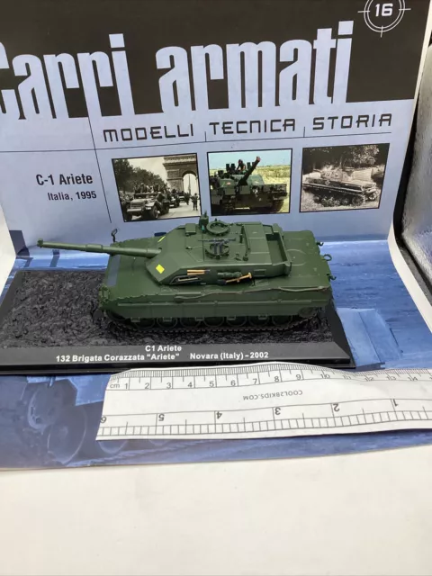 Deagostini Editions C1 Ariete 132 Tank Brigade Italy 2002 20Mm 1/72