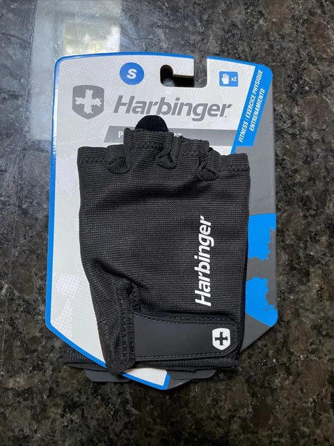 Harbinger Unisex Power Weight Lifting Gloves  - Black SMALL