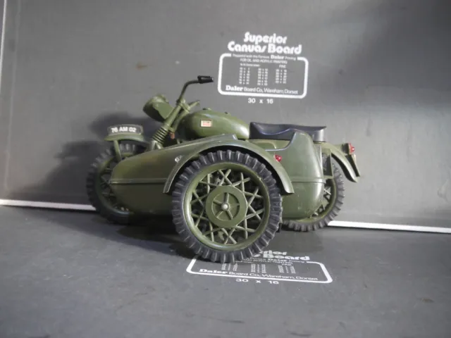 Action Man team gi joe geyperman  PALITOY Motorcycle & Sidecar 1970's