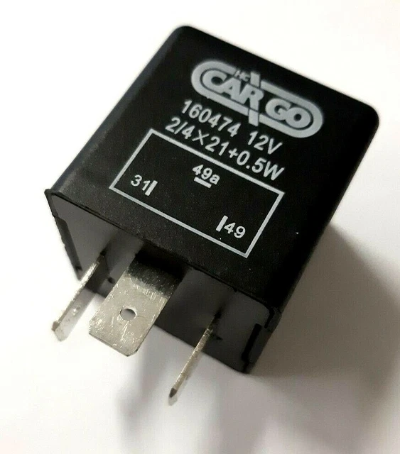 UNIVERSAL ARROW INTERMITTENT Relay 12V 42/92W Type Fiat Dot = 387, 3