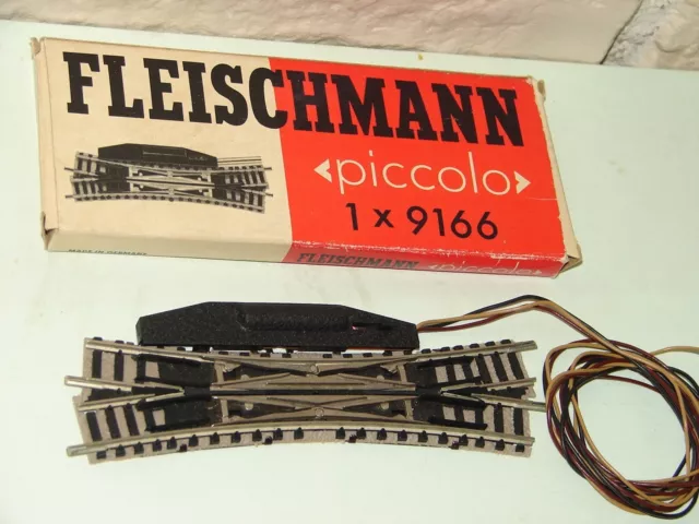 Fleischmann Picolo ( 9166 ) Tjd Electrique Decalee A Gauche  En Boite  N 1/160
