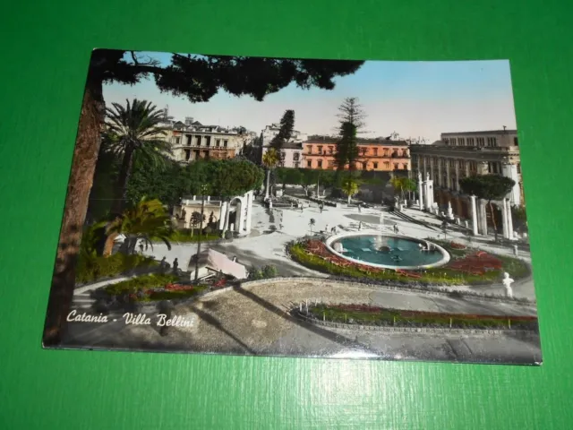 Cartolina Catania - Villa Bellini 1960 ca