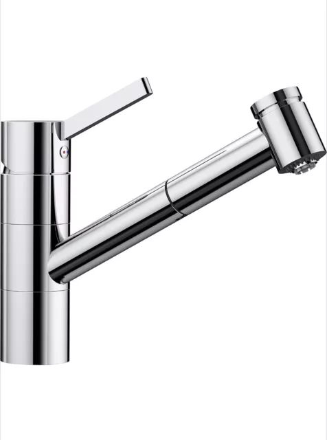 Blanco 518424 Tivo-S - Chrome Kitchen Sink tap ) with a Pull-Out