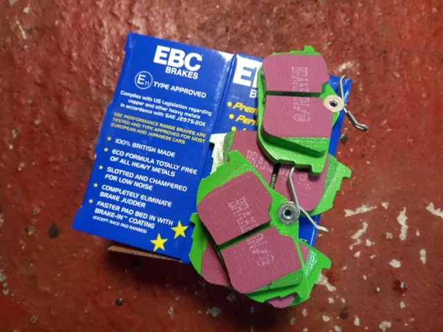 Brand New Ebc Greenstuff Brake Pads Dp21076 Mitsubishi Volvo Proton