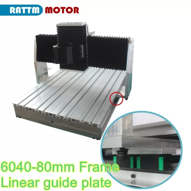 【EU】DIY Aluminum frame Kit 6040 CNC Router Milling Engraving Machine Guide rail