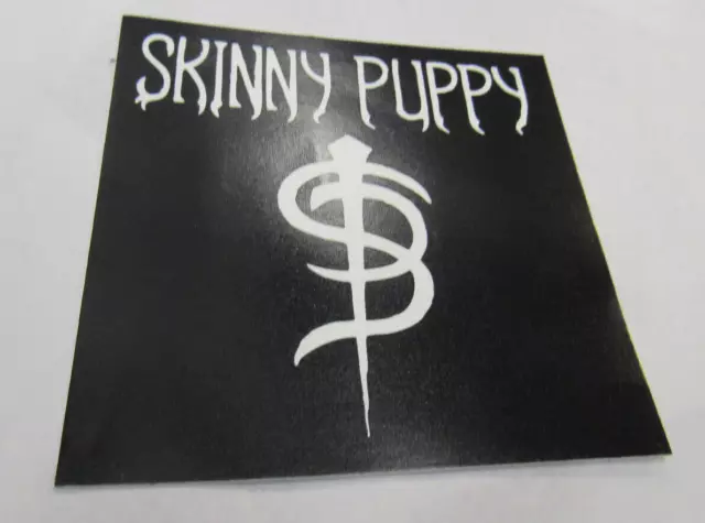 Skinny Puppy Sticker Collectible Rare Vintage 2000'S Metal Window Decal