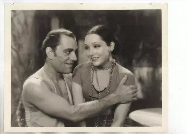 Lon Chaney Sr and Lupe Velez in WHERE EAST IS EAST (1929) Tod Browning vintage