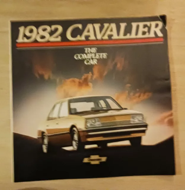 1982 Cavalier The Complete  Car Dealer Sales Brochure