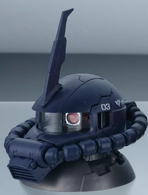 Gundam Exceed Model Vol.2 Zaku Head Figure~ MS-06R Zaku II Black Tri-Star @13483