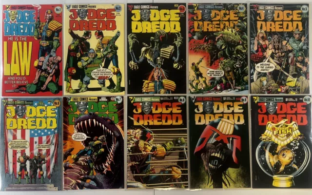 Judge Dredd #1-35 RUN Eagle Quality 1983 Lot of 32 HIGH GRADE NM-M