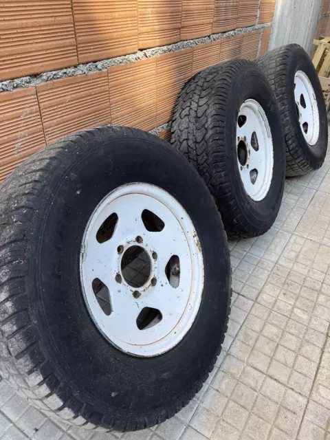 Cerchi In Ferro Usato Mitsubishi Pajero Da 15" Originali 4X4