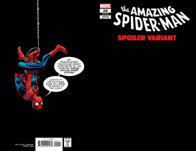 Amazing Spider-Man #26 Spoiler Variant First Print Marvel 2023 Key Issue