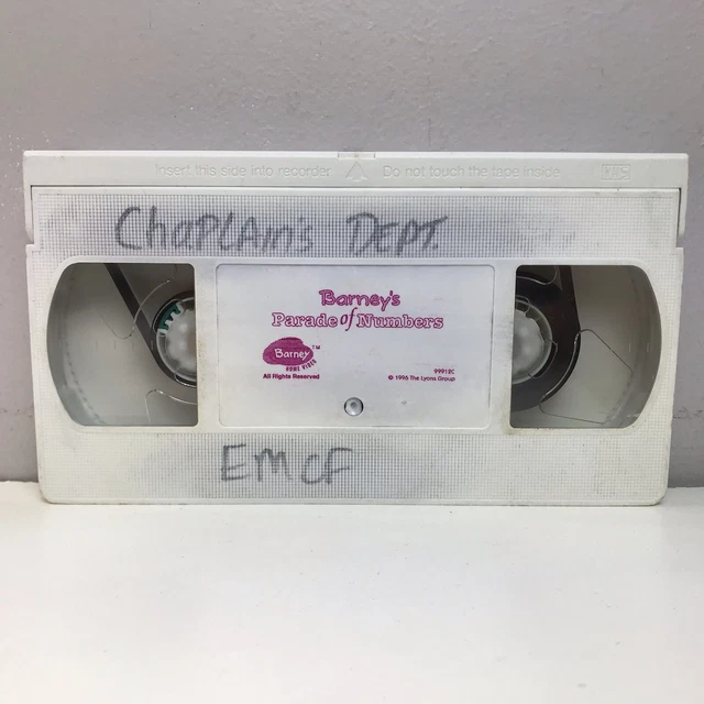 BARNEY NUMBERS! NUMBERS! VHS VCR Video Tape Movie Used Barney 7.50