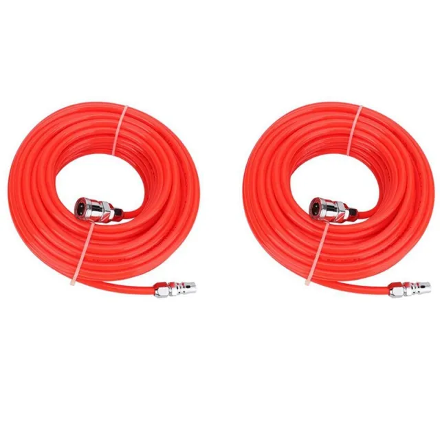 2X Manguera de Compresor de Tubo de Aire Neumático de 20 M con Conector Mac5406