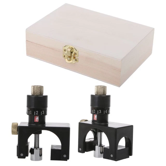 2Pcs Adjustable Magnetic Planer Knife Setting Jig  Jointer Gauge Setter For