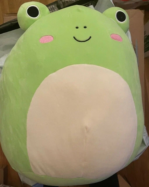 Kellytoy Oficial Peluche Squishmallow Wendy Frog - 7.5 Pulgadas - Oficial Kellytoy - Suave Y Coleccionable Peluche Rana 7.5