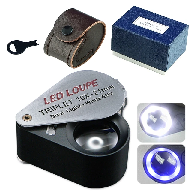 Metal Jewelry Diamond Pocket Jewellers Eye Loupe Magnifier Jewelry
