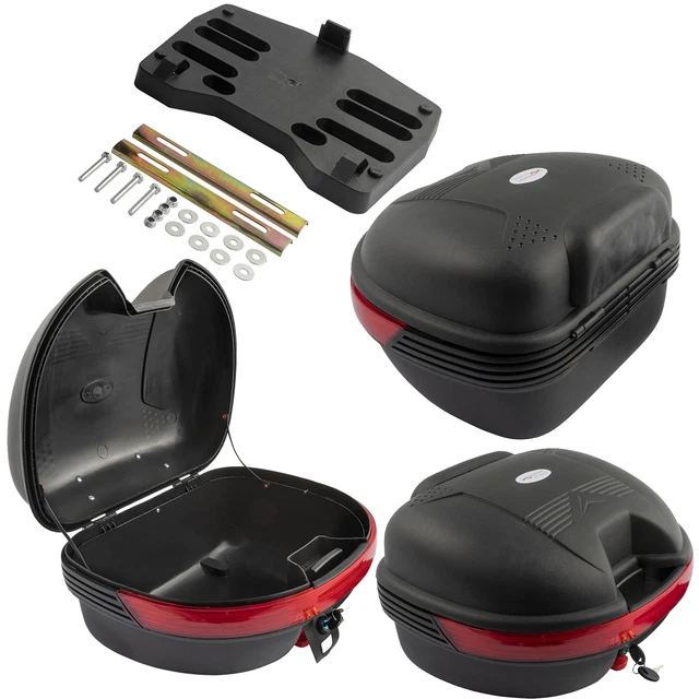 Piastra Universale Per Top Case Moto E Scooter - Facile Montaggio Senza Utensili
