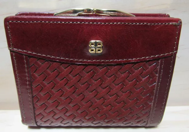 NEW UNUSED Vintage BOSCA Leather Women's Change Purse /Wallet/Credit Card Holder