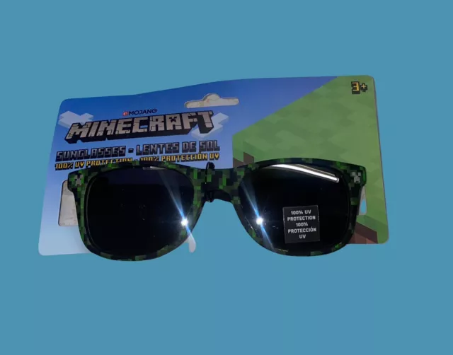 Minecraft .Wraparound Sunglasses For Children. 100% UV Prot