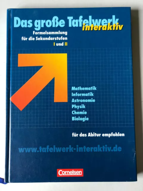 Das große Tafelwerk interaktiv - Cornelsen Verlag Formelsammlung Sek. I und II