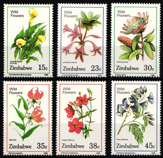 Zimbabwe 400-405 Mint #JY074