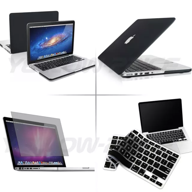 3 in 1 Macbook Pro w/Retina 13 13.3'' Ruberized Hard Case Screen Keyboard Cover