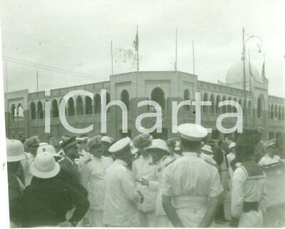 1935 AFRICA ORIENTALE ITALIANA Le autorità al porto *Fotografia cm