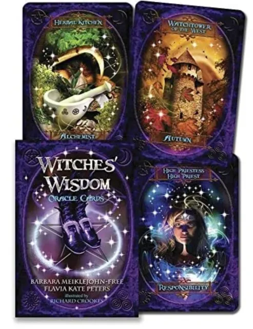 Witches Wisdom Oracle Cards 47 Cards Tarot Card Deck Set