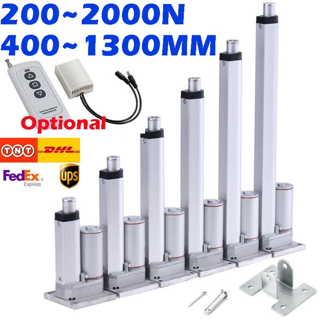 Elektrischer Linearantrieb 1000N 300mm Hub - 24V Mit Fernbedienung