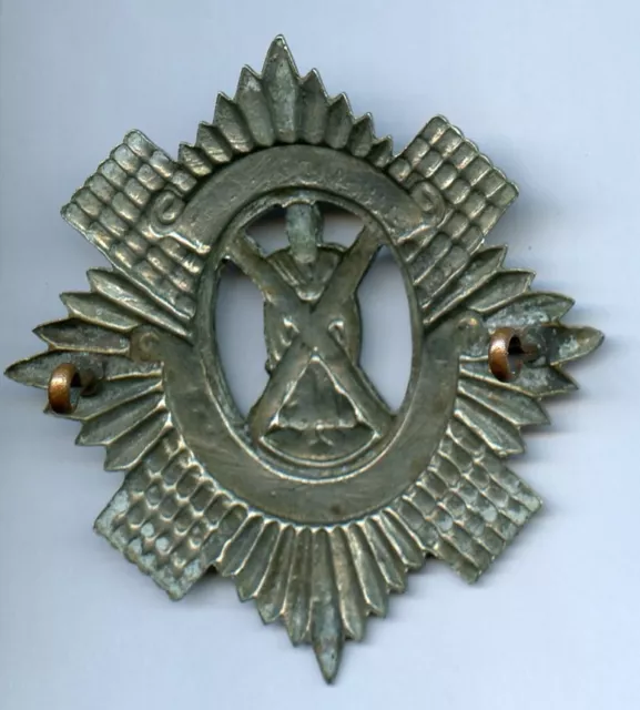 Original Rare WW1 4th Bn The royal Scots Cap Badge 3