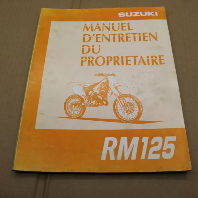 Manuel Revue Technique D Atelier Suzuki Rm 125 1997 125Rm Rm125