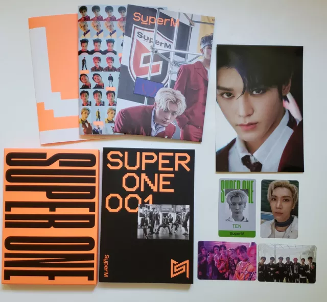 SuperM 1st  Album Super One Group Cover CD + Photocards K-pop Kpop