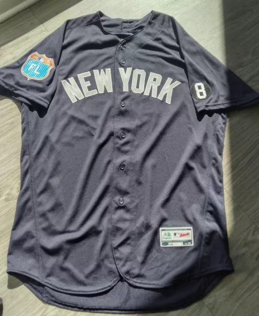 2016 Game Issued Majestic New York Yankees Andrew Miller Navy Jersey Hologram