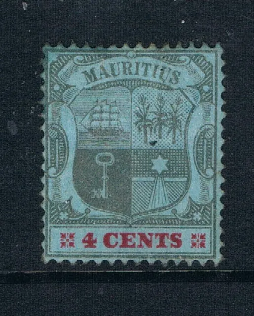 Mauritius 1904 - 4¢ Coat of Arms -Wmkd Multi Crown CA - SC 131 [SG 167a] MINT R1