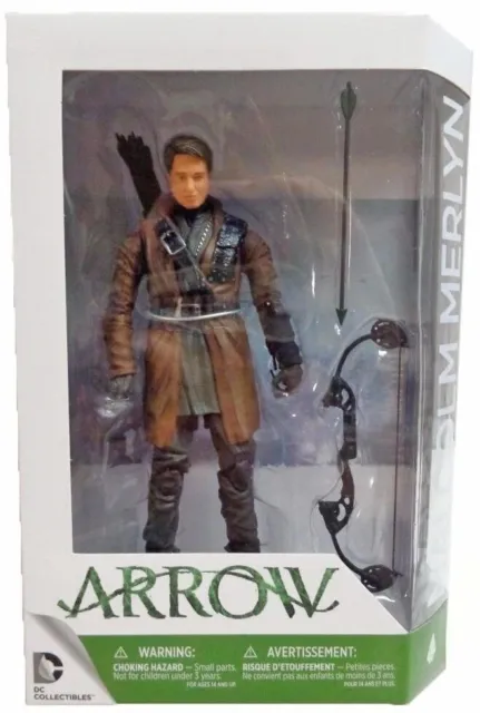 Arrow TV Malcolm Merlyn John Barrowman Black Archer Action Figure 16 cm DC DC Di