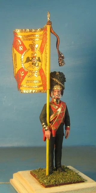 Sculpture garde grenadier en étain - Label Emmaüs
