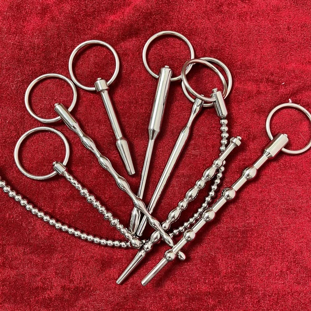 STAINLESS STEEL URETHRA Sounds Sounding Penis Plug Dilator Insert Enhancer  BDSM 12.00 - PicClick UK