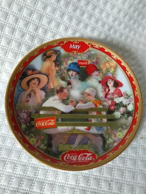 Bradford Exchange Coca-Cola Days "May" Perpetual Calendar Collector's Plate